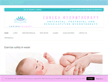 Tablet Screenshot of eurekahydrotherapy.com